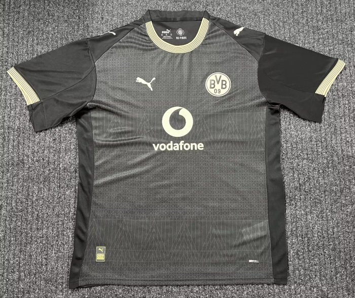 26-27 Dortmund Black Special Edition Fans Soccer Jersey