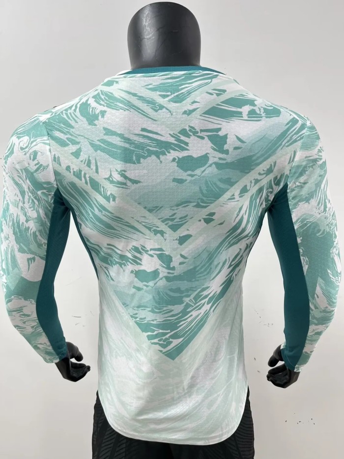2026 Portugal Away Long Sleeve Player Version Soccer Jersey (长袖球员)