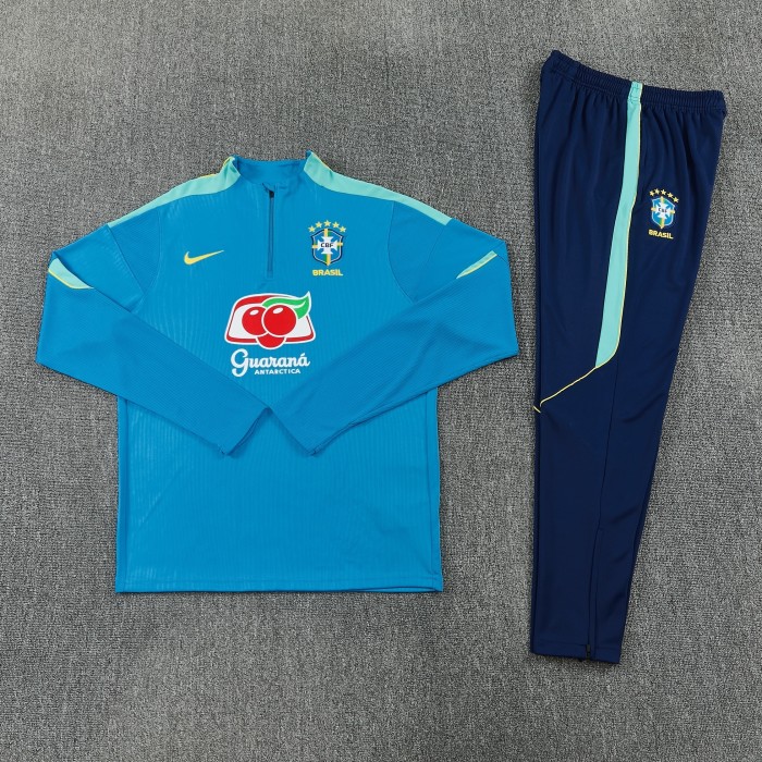 26-27 Brazil High Quality Half Pull Tracksuit
