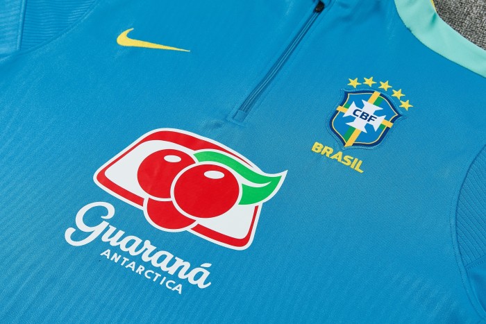 26-27 Brazil High Quality Half Pull Tracksuit