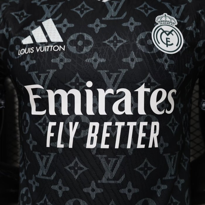 26-27 RMA Black Special Edition Player Version Soccer Jersey