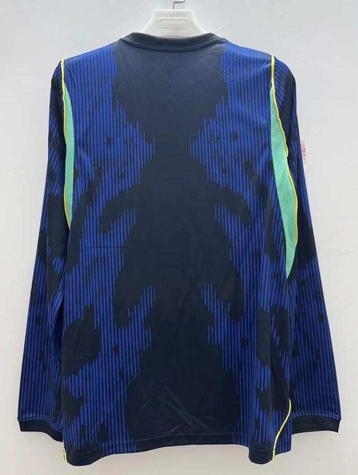 2026 World Cup Brazil Away Long sleeves Fans Soccer Jersey(长袖)