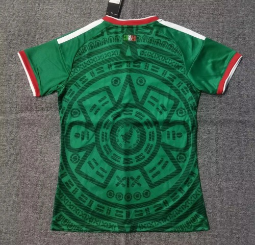 2026 World Cup Mexico Home Women Fans Soccer Jersey (女)