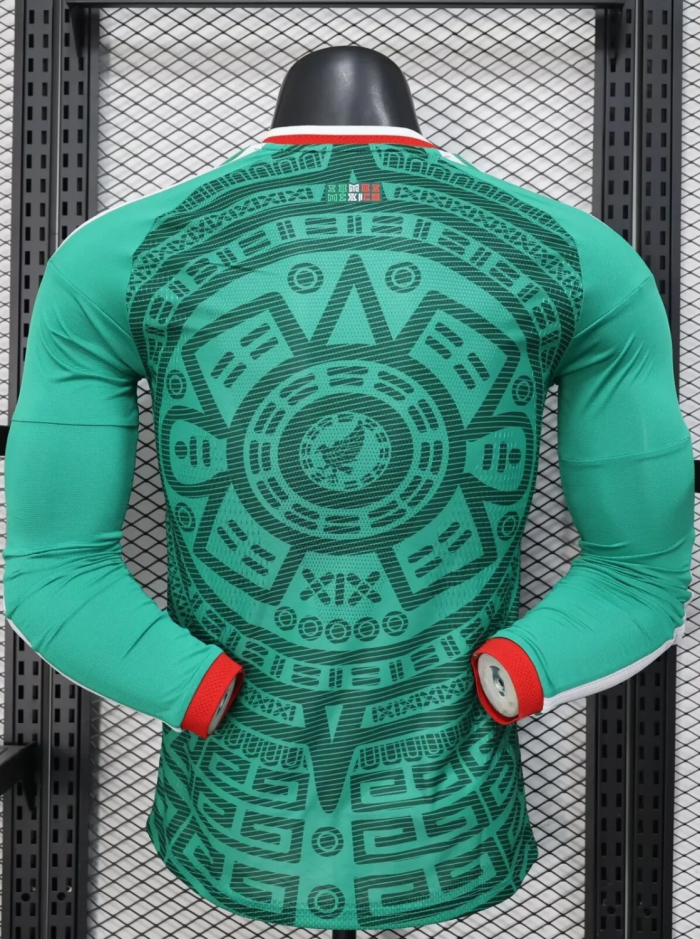 2026 World Cup Mexico Home Long sleeves Player Version Soccer Jersey*长袖球员