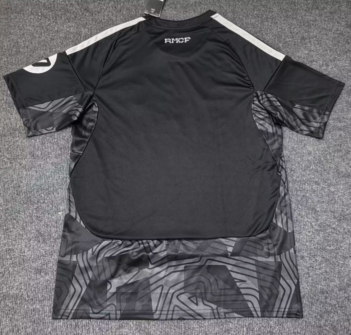 26-27 RMA Black GoalKeeper Fans Soccer Jersey