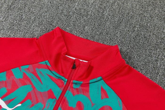 26-27 Portugal High Quality Half Pull Tracksuit