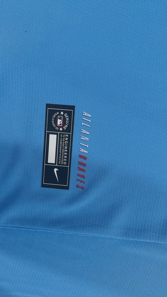 2026 MLB Atlanta Braves Blue New Pattern Jersey