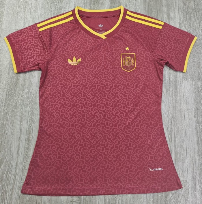 2026 Spain Third Leaked Edition Women Fans Soccer Jersey (女)
