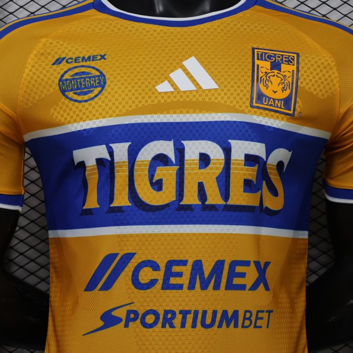 26-27 Tigres UANL Home Player Version Soccer Jersey
