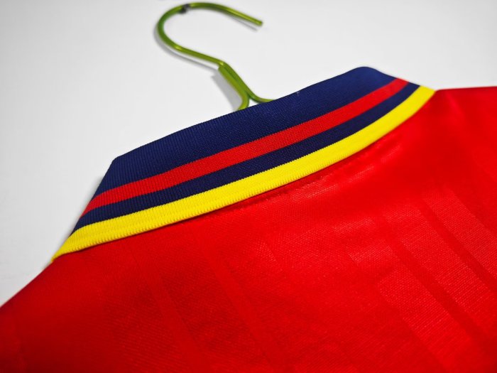 1994 Spain Home Red Retro Soccer Jersey