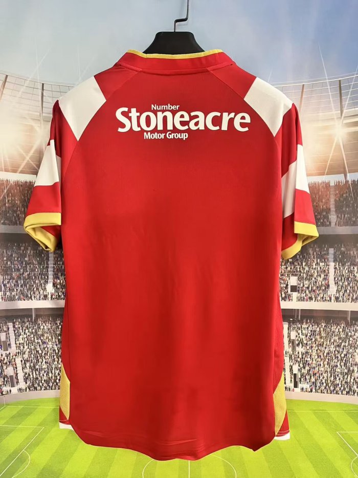 26-27 Doncaster Rovers Home Fans Soccer Jersey