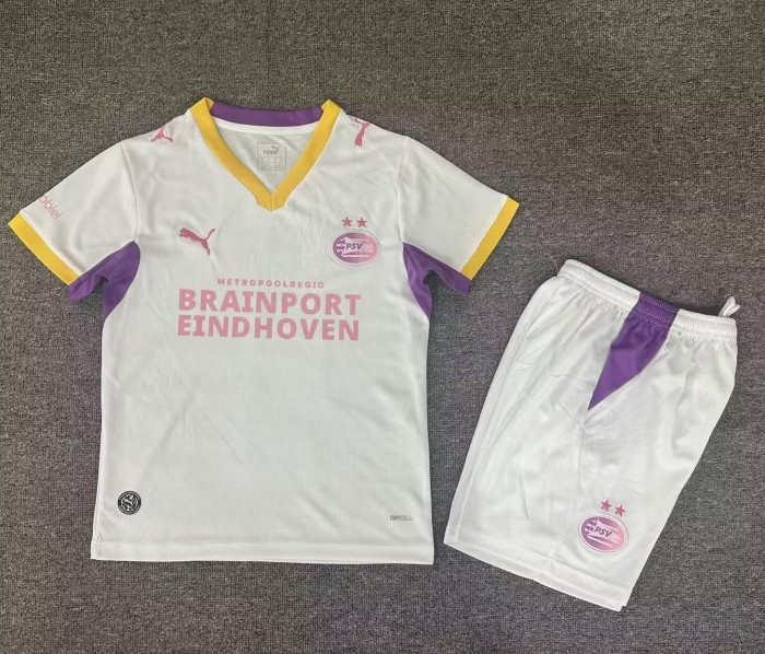 26-27 PSV Away Kids Soccer Jersey