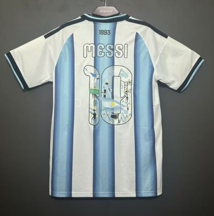 2026  Argentina Embroidered Version Soccer Jersey