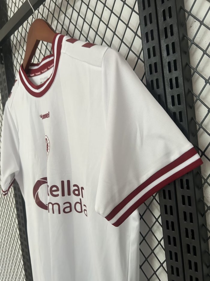 26-27 Heart of Midlothian Away Fans Soccer Jersey