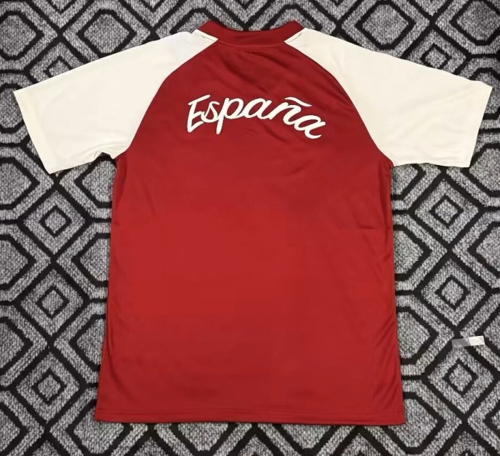 26-27 Spain Red Training shirts