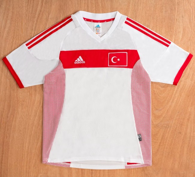 2002 Turkey Away Retro Soccer Jersey