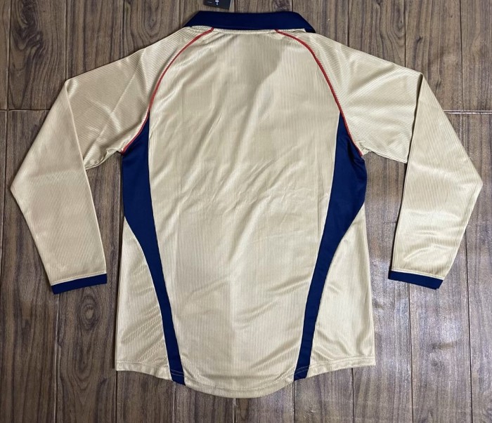 2001-2002 ARS Away Long Sleeve Retro Soccer Jersey