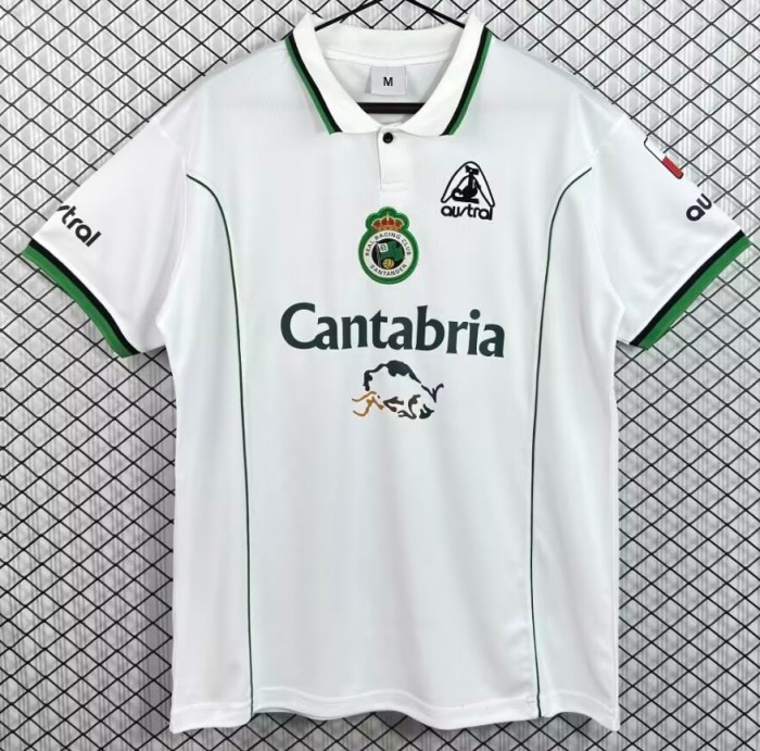 1998-2001  Racing de Santander Home Retro Soccer Jersey