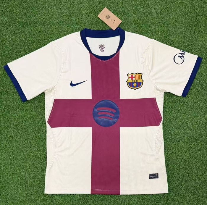 26-27 BAR Fourth Leaked Edition Fans Soccer Jersey