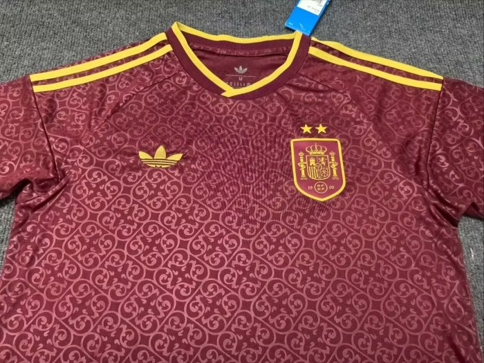 2026 Spain Third Leaked Edition Fans Soccer Jersey (With 2 Star)*两颗星