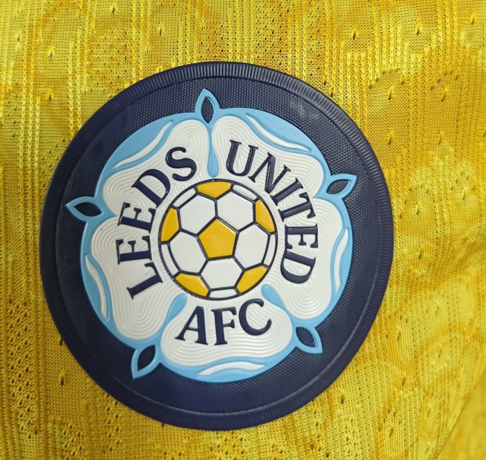 26-27 Leeds United Away Player Version Soccer Jersey