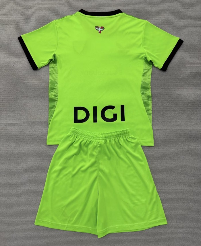 26-27 Bilbao Green GoalKeeper Kids Soccer Jersey