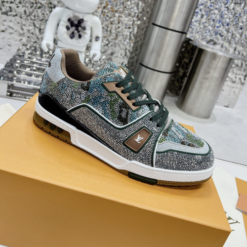 Louis Vuitton LV Trainer Diamond Sneaker Size 36-46