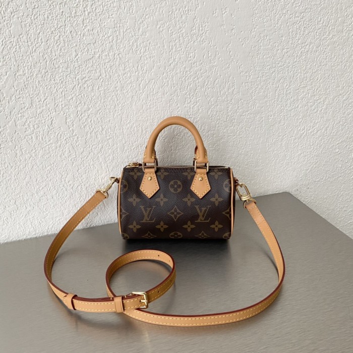 Louis Vuitton M81085 Nano Speedy Women Bags Size 16*10*7.5cm