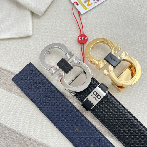 Ferragamo Men Belt Width 3.5cm