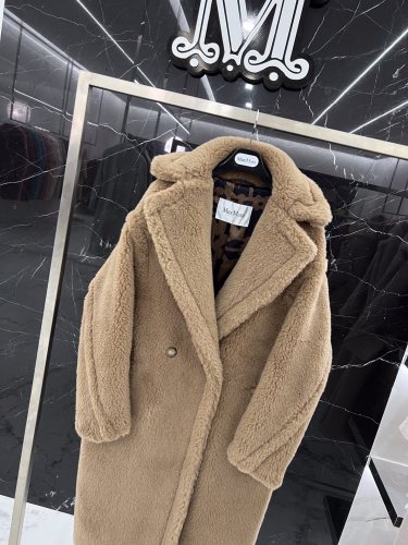 Max Mara Teddy fur long coat Size XS-M