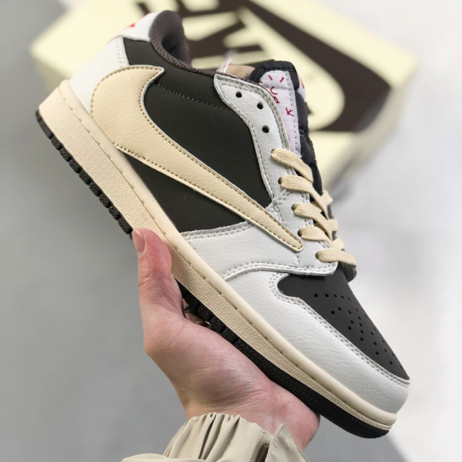 Nike Air Jordan 1 x Travis Scott Low Top Sneaker Shoes Gr. 36-46
