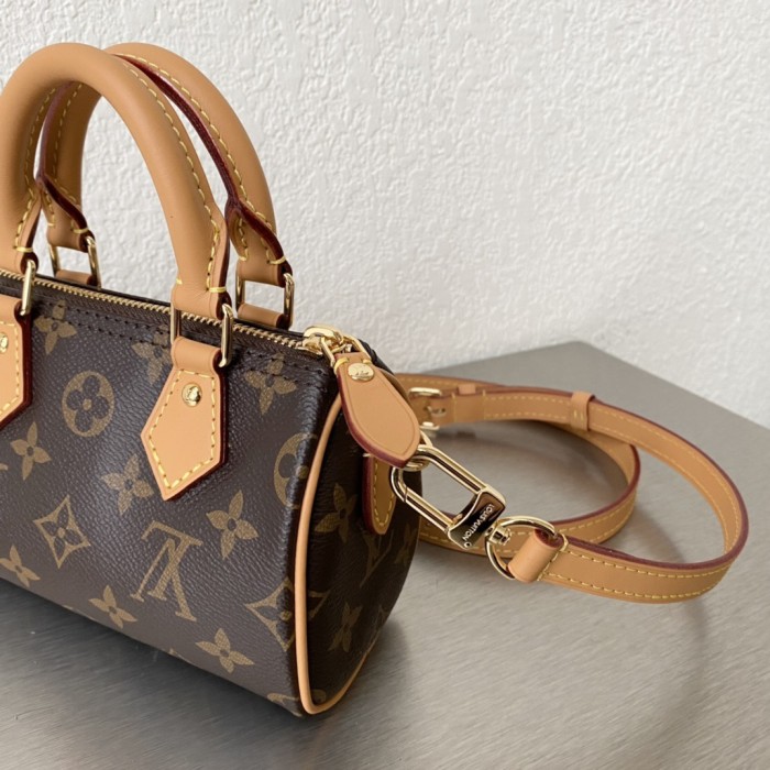 Louis Vuitton M81085 Nano Speedy Women Bags Size 16*10*7.5cm