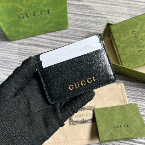 Gucci Kartenetui Mit Gucci Schriftzug Size 10*7cm