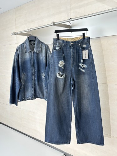 Balenciaga Unisex Jeans Size S-L