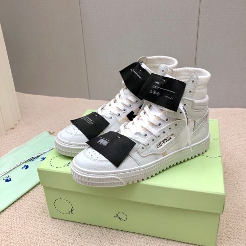 OFF White 2025ss Office Calf Leather Sneaker Size 36-45