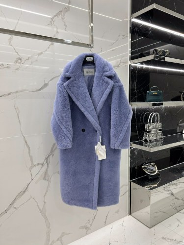 Max Mara Teddy fur long coat Size XS-M