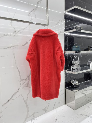 Max Mara Teddy fur long coat Size XS-M