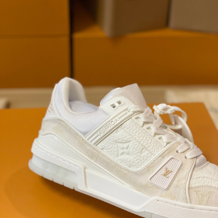 Louis Vuitton Trainer Monogram denim Sneaker Size 36-46  5-Color