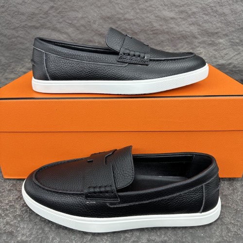 Hermes Job Unisex Loafers Size 35-46