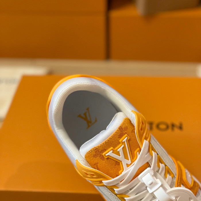 Louis Vuitton Trainer Monogram denim Sneaker Size 36-46  5-Color