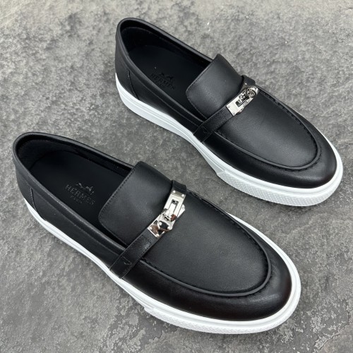 Hermes Game Unisex Loafers Size 35-46