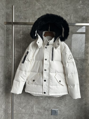 Moose Knuckles 06 Men Winter Jacket Size S-XXL White