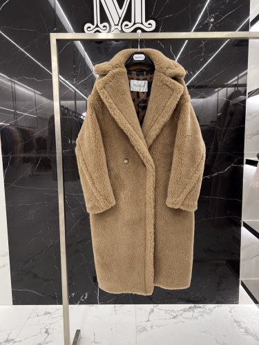 Max Mara Teddy fur long coat Size XS-M