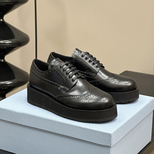 Prada Brushed leather derby Shoes Size 36-41
