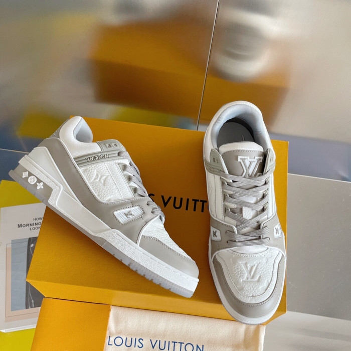 Louis Vuitton Trainer Monogram denim Sneaker Size 36-46 5-Color