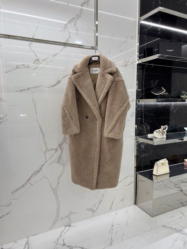 Max Mara Teddy fur long coat Size XS-M