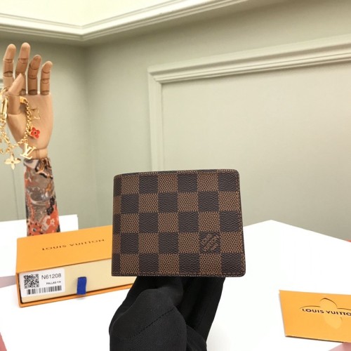 Louis Vuitton Men Wallet N61208 Size 11.9*9cm