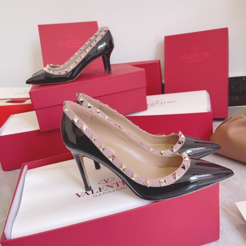 Valentino Rockstud Patent-Leather Pumps Size 35-41 8-Color