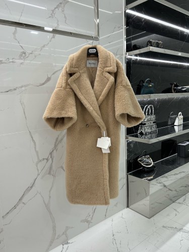 Max Mara Teddy fur long coat Size XS-M