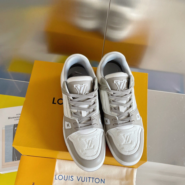 Louis Vuitton Trainer Monogram denim Sneaker Size 36-46 5-Color